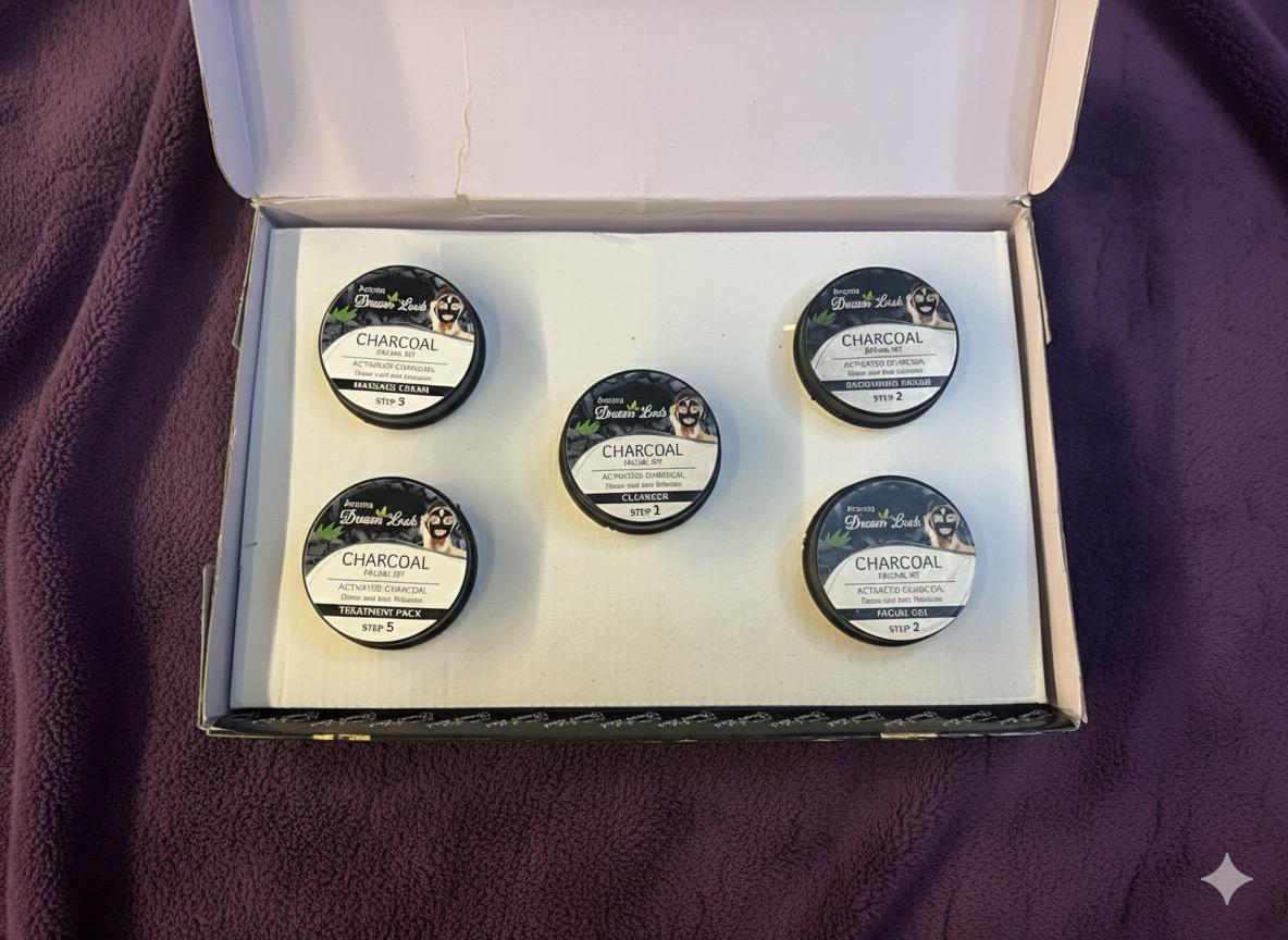 Aroma Dream Look Charcoal Facial Kit